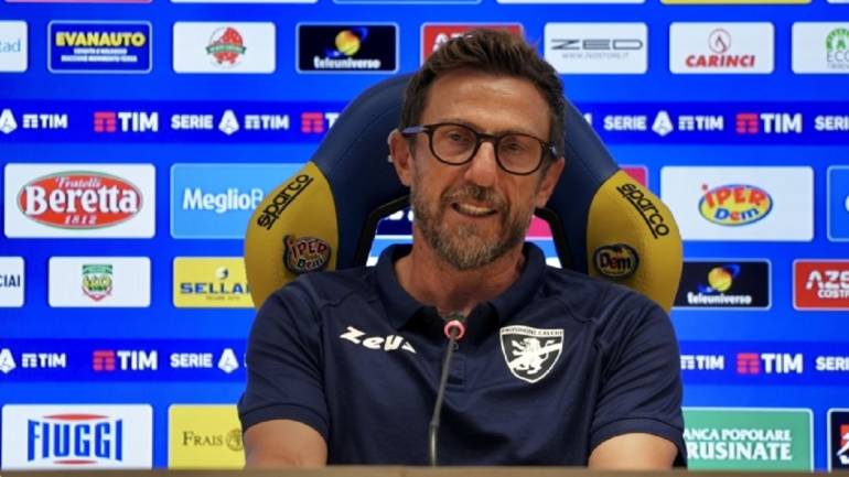 Frosinone, Di Francesco: “Contro il Napoli gara delicata, servono coraggio ed equilibrio”