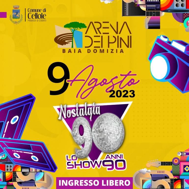 Cellole, stasera Nostalgia 90 a Baia Domizia. Ingresso gratuito