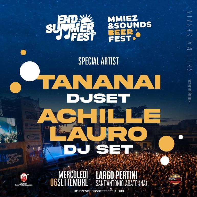 Endsummerfest: stasera Achille Lauro e Tananai in dj-set