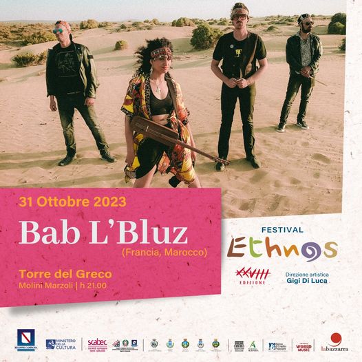 ETHNOS: rinviato al 31 ottobre il concerto dei Bab L'Bluz