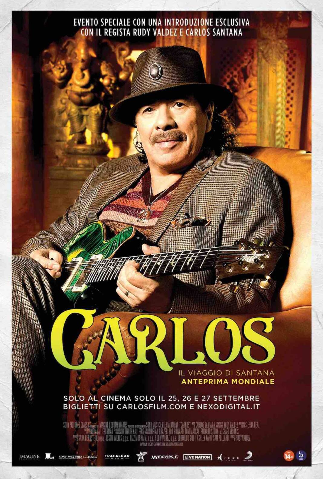 Carlos: il viaggio di Santana. Anteprima mondiale