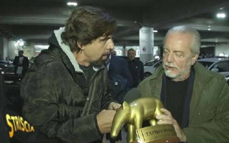 Caso Osimhen, De Laurentiis rifiuta il Tapiro d’Oro di ‘Striscia la Notizia’