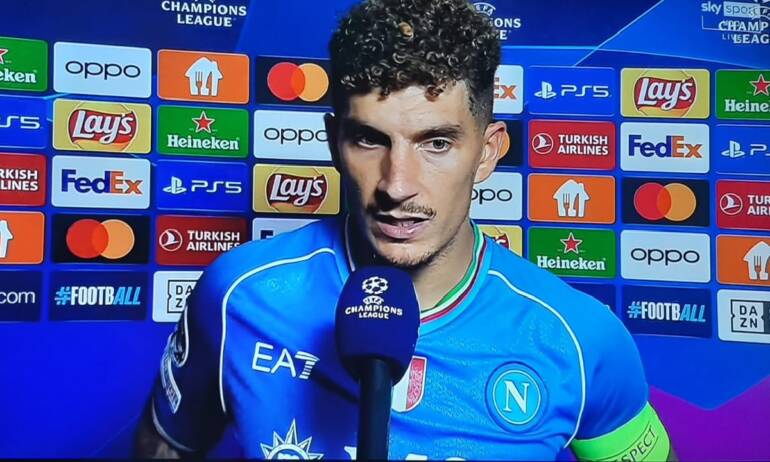 Di Lorenzo: “Vantaggio andava gestito meglio. Un contropiede così non va subito…”