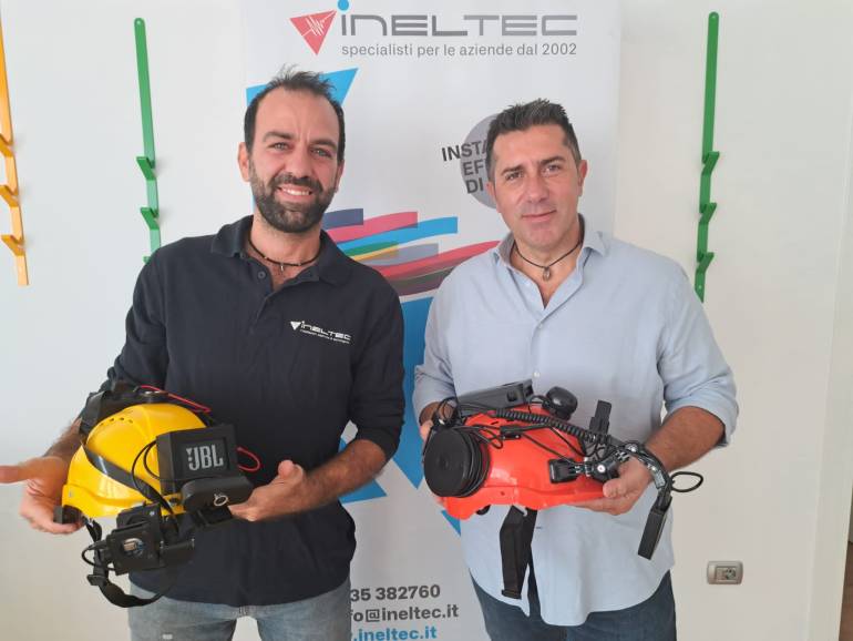 Inhelmet, il casco intelligente presentato all’Università di Salerno