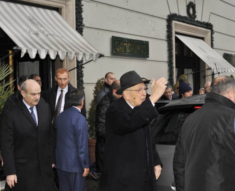 Napolitano, i titolari del Gambrinus: “Qui era di casa”