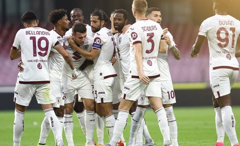 Tonfo Salernitana all’Arechi, il Torino cala il tris