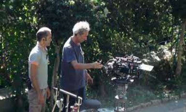 Sorrentino sul set del nuovo film a Capri con Stefania Sandrelli