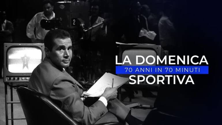 “70 anni in 70 minuti”: su RaiPlay la storia della Domenica sportiva