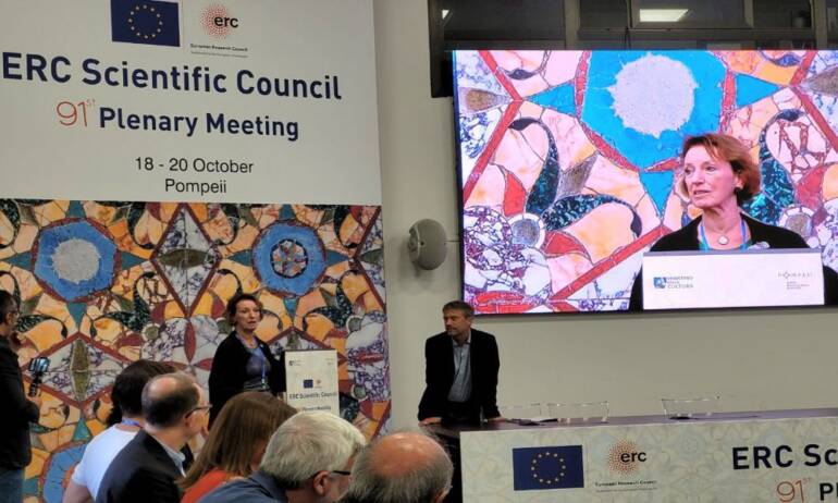 Pompei sede d’eccezione dell’ERC (European Research Coucil), il Consiglio di Ricerca europeo