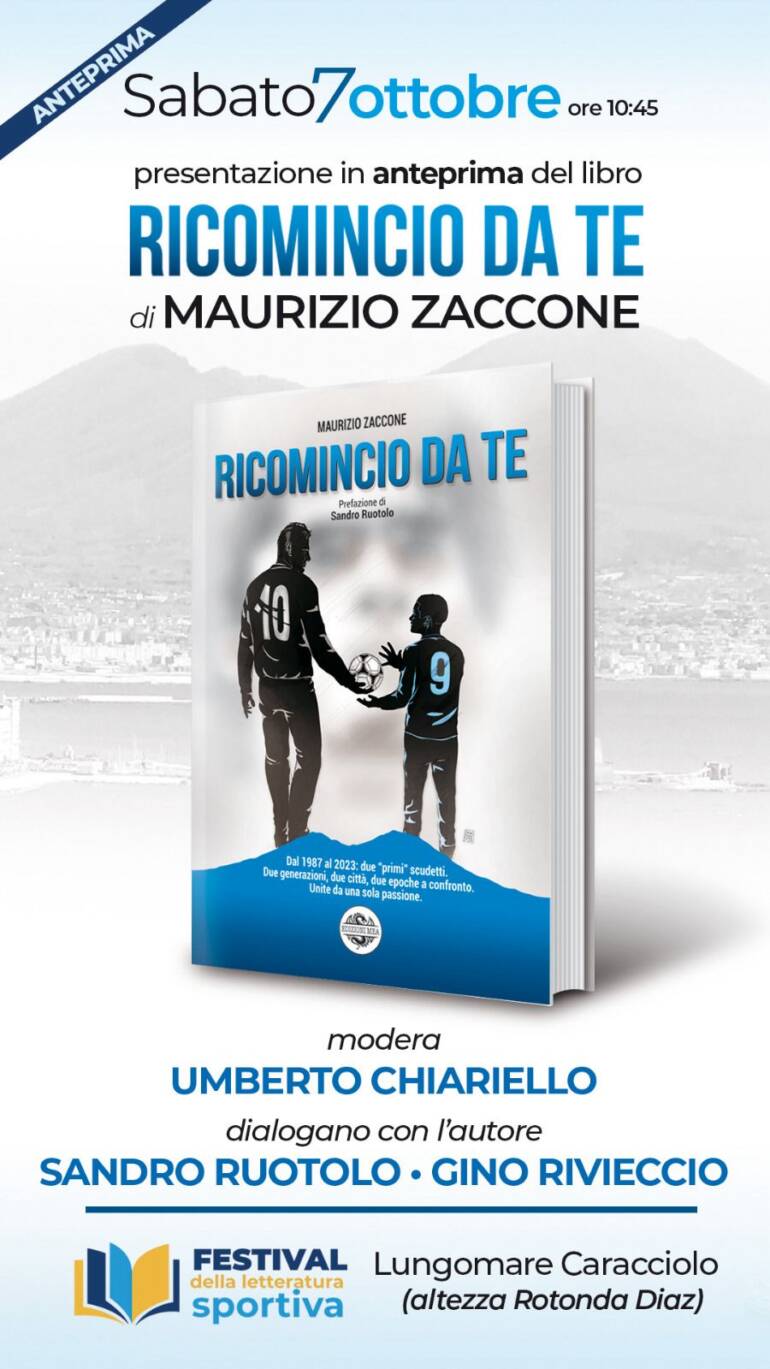 ‘Ricomincio da te’ presentazione del nuovo libro di Maurizio Zaccone