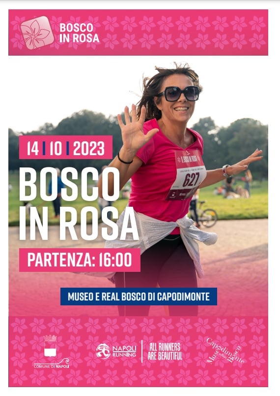 Bosco in rosa 2023, sabato in 700 donne a Capodimonte per il Centro ustioni pediatrico del Santobono
