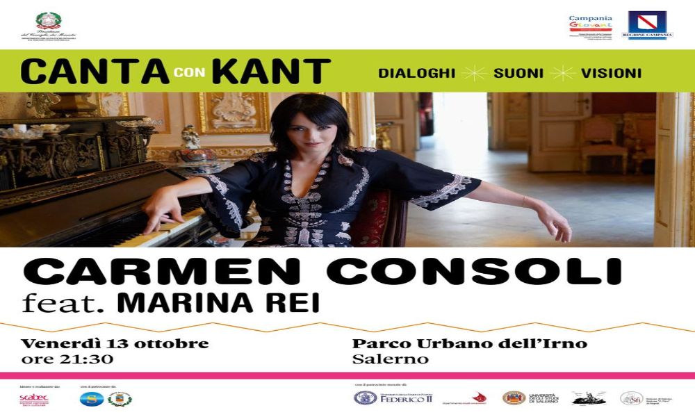 Canta con Kant, Carmen Consoli in concerto e talk filosofici con grandi ospiti