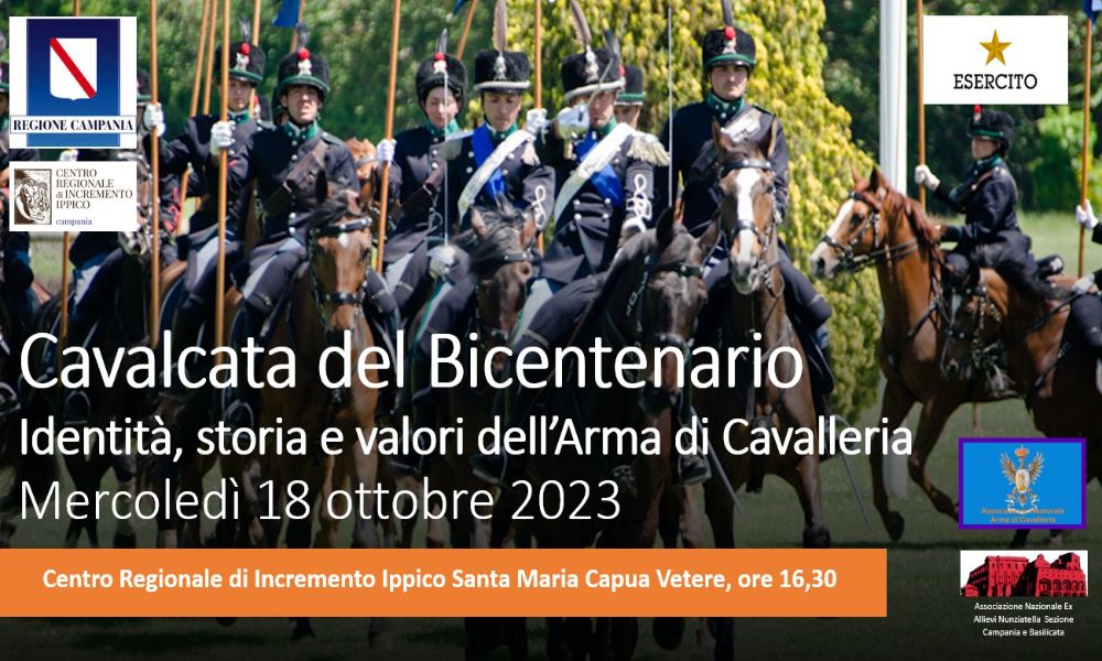 Cavalcata del Bicentenario, Caserta tra le tappe dell'itinerario