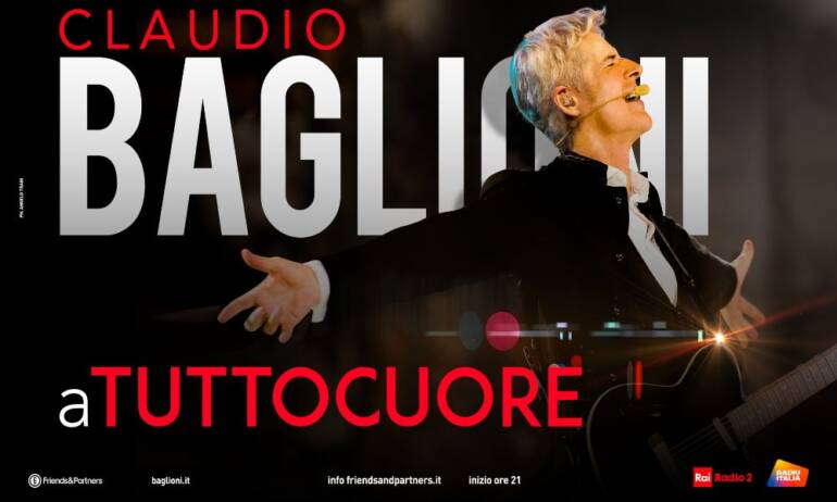 Claudio Baglioni triplica al PalaSele di Eboli: nuova data il 15 febbraio