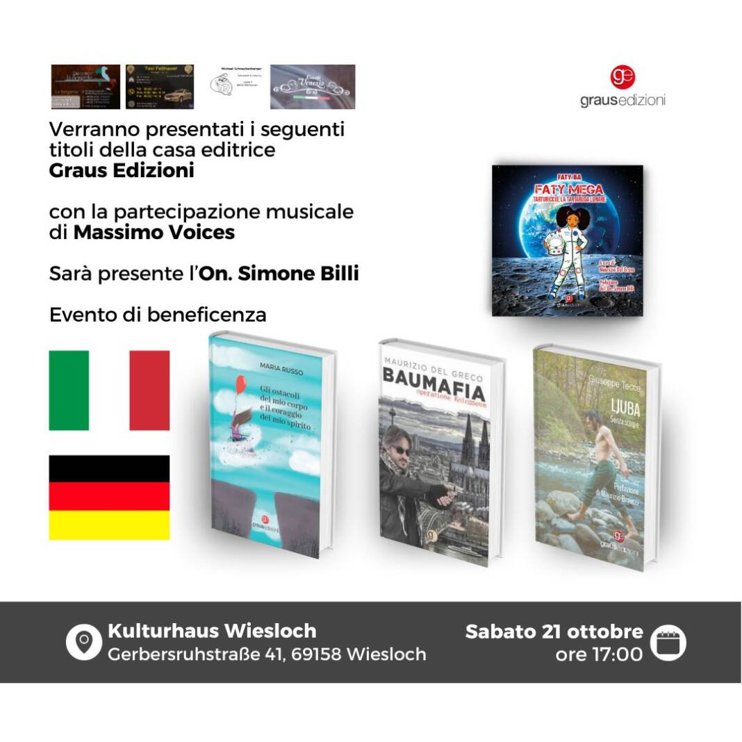 Poker di autori Graus Edizioni in Germania: Faty Ba, Maurizio Del Greco, Maria Russo, Giuseppe Tecce