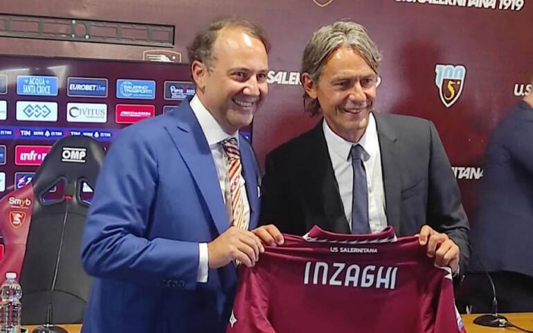 Inzaghi si presenta: “La mia Salernitana darà l’anima”