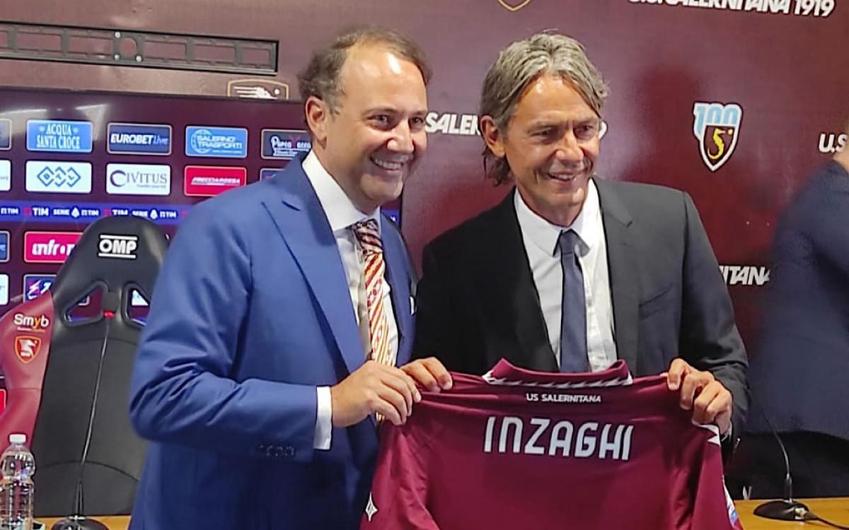Inzaghi si presenta: "La mia Salernitana darà l'anima"