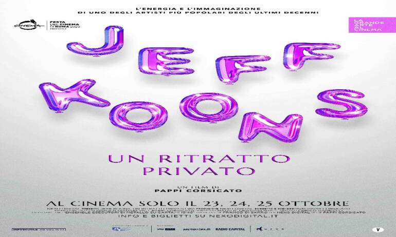 ‘Jeff Koons. Un ritratto privato’ di Pappi Corsicato in uscita nei cinema campani solo il 23, 24, 25 ottobre