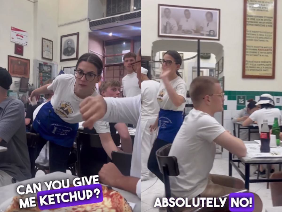 Napoli, “Ketchup sulla margherita? Assolutamente no”. Il video virale della pizzeria da Michele
