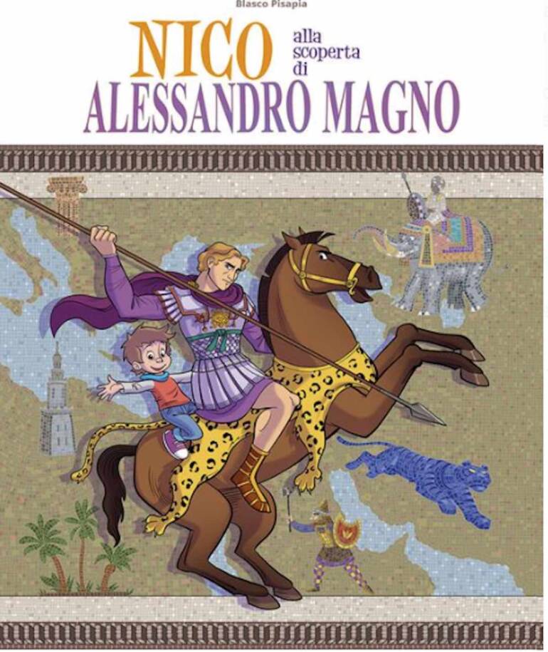 'Nico alla scoperta di Alessandro Magno', il nuovo fumetto di Blasco Pisapia si presenta al MANN