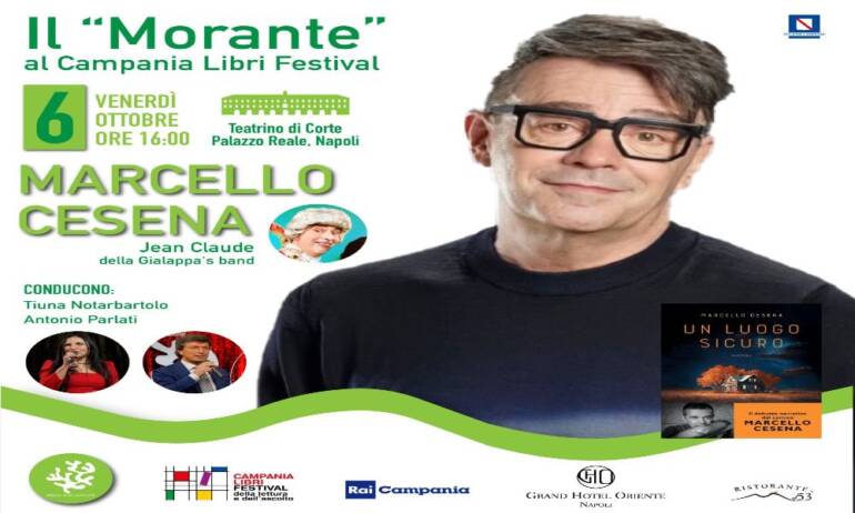 Jean Claude della Gialappa’s presenta al Palazzo Reale di Napoli il suo libro ‘Un luogo sicuro’