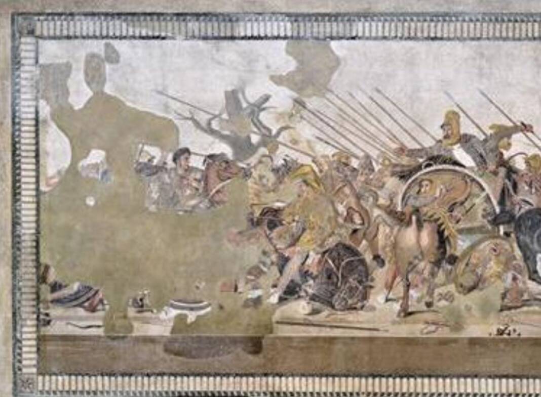 Al MANN 'Cantiere trasparente' per il restauro del mosaico di Alessandro