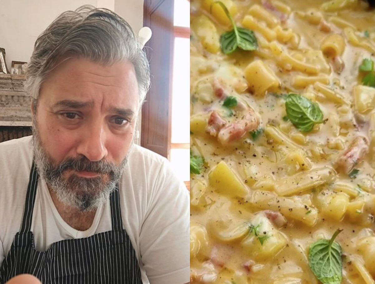 Chef Muscariello e la pasta e patate: "Tiemp' bbelle e 'na vota"