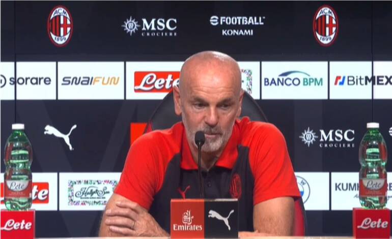 Pioli: “Le sconfitte? Non cambieremo nostro stile di gioco. Obiettivo è vincere lo scudetto”