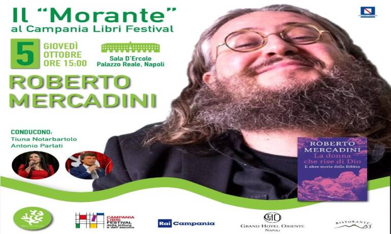 Al Campania Libri Festival il Premio Morante intervista Roberto Mercadini per il suo libro 'La donna che rise di dio'
