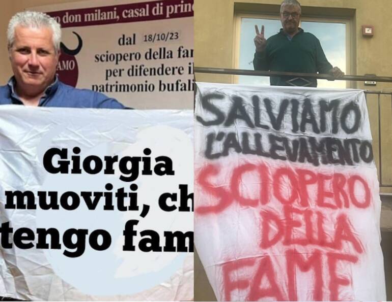 Brucellosi riprende lo sciopero della fame in Campania e Sicilia