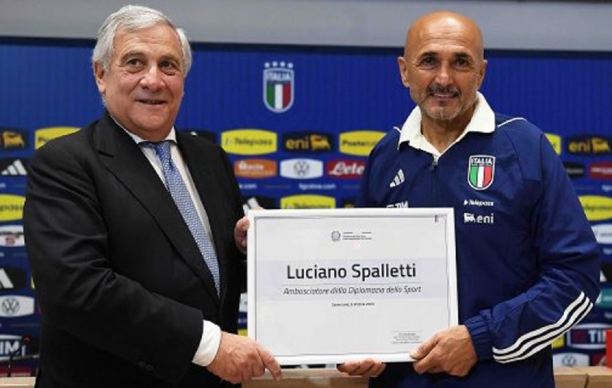 Tajani nomina Spalletti "ambasciatore dello sport italiano"