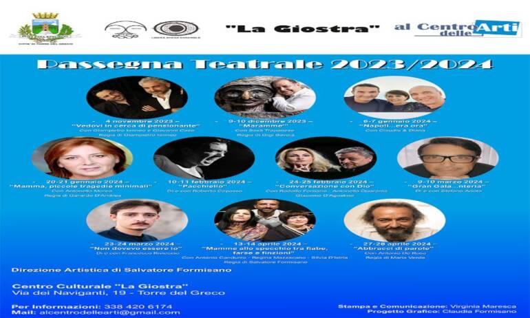 Teatro La Giostra, il 4 novembre parte la stagione 2023 – 2024