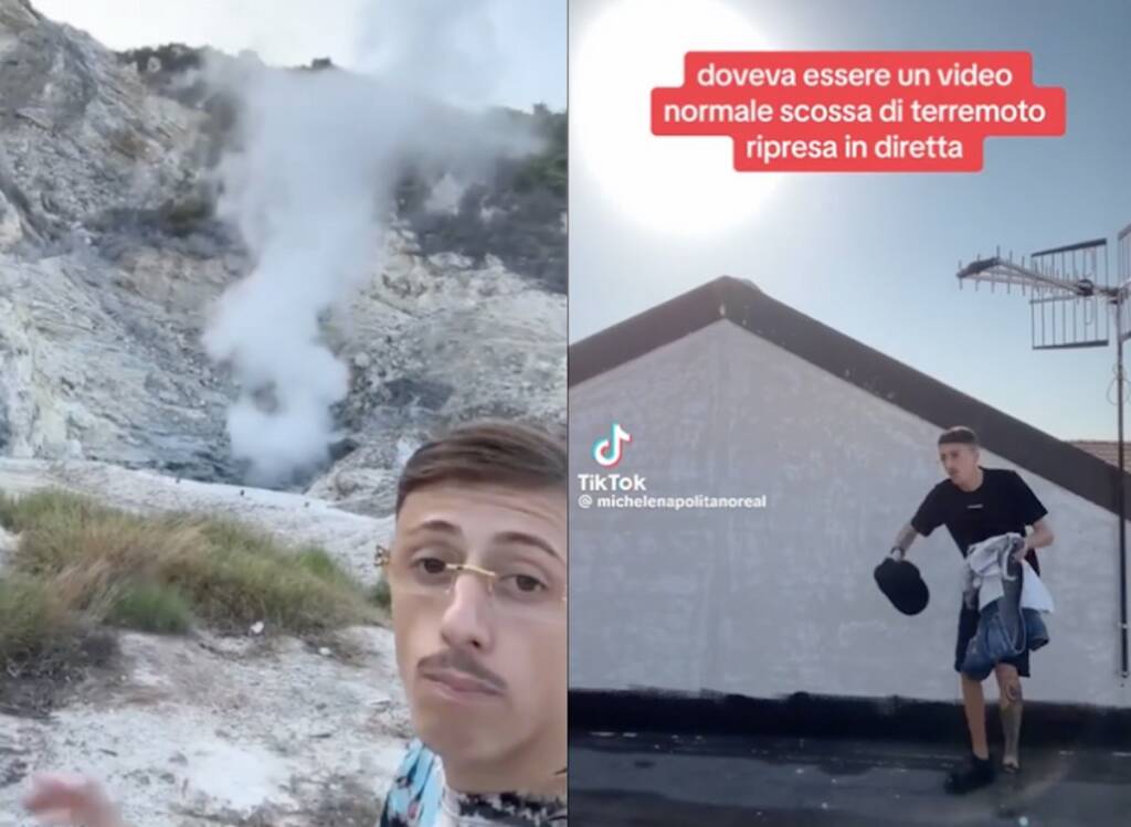 Il Tiktoker della Solfatara: denunciato per diffusione di video pericolosi