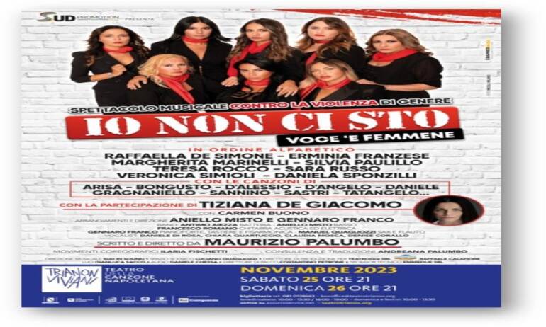 Al Trianon Viviani, il “Non ci sto” di otto artiste