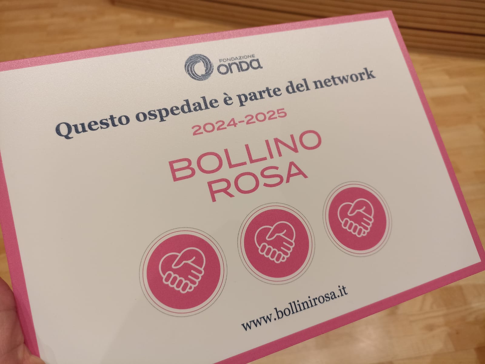 Massimo riconoscimento per Azienda Ospedaliera Federico II di Napoli: Bollini Rosa