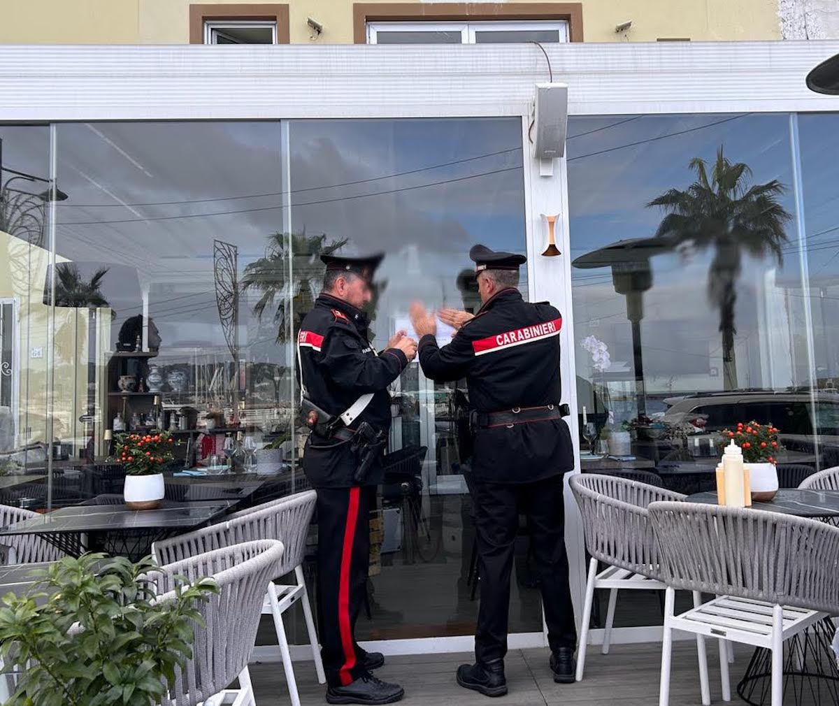 Forio: Carabinieri chiudono 2 locali per alcol ai minori