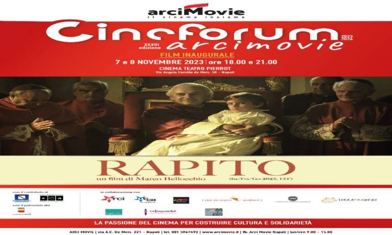 Napoli, riparte lo storico cineforum di Arci Movie con proiezioni e protagonisti della settima arte