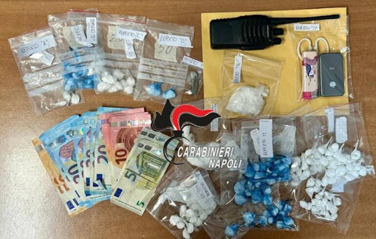 Spaccio di droga con la ricetrasmittente a Marigliano, arrestato pusher