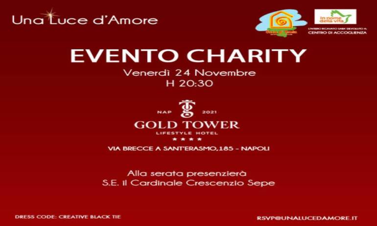 ‘Una luce d’amore’, al via l’evento di solidarietà per la Casa di Tonia