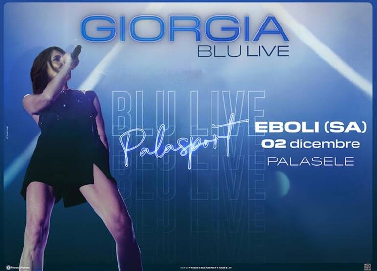 Giorgia in concerto al Palasele di Eboli il 2 dicembre
