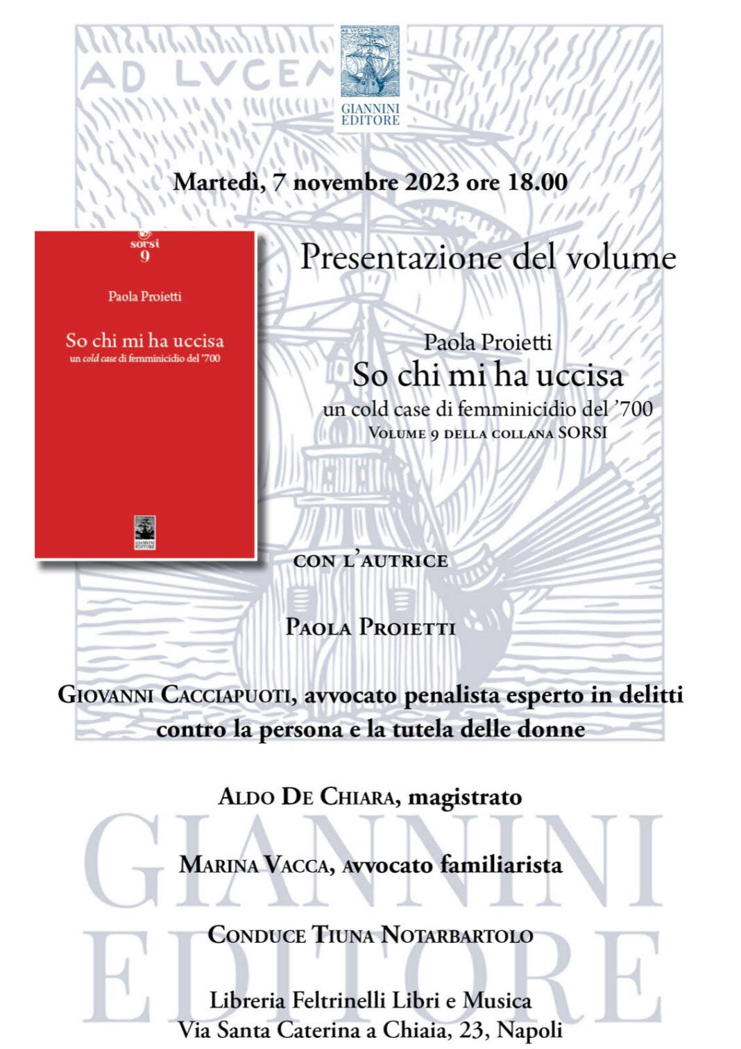 'So chi mi ha ucciso', Paola Proietti presenta il suo libro a La Feltrinelli di Napoli