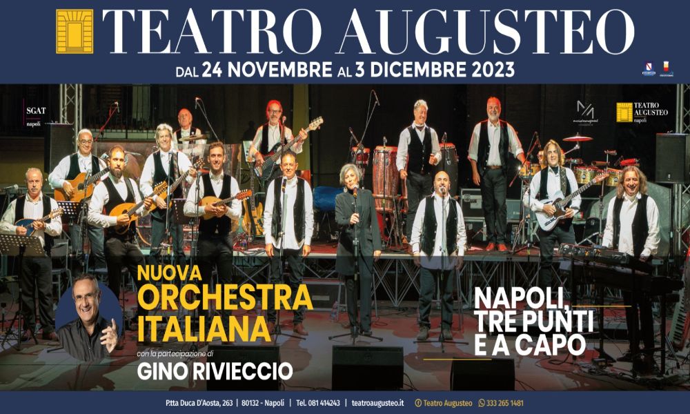 NOI - Nuova Orchestra Italiana. Il ritorno sulle scene con debutto al Teatro Augusteo.