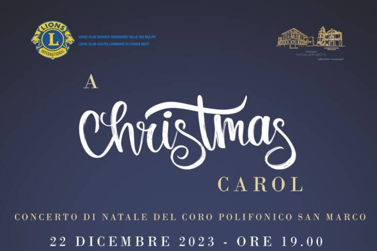A Christmas Carol, il Coro Polifonico San Marco alla Chiesa del Gesù di Castellammare di Stabia