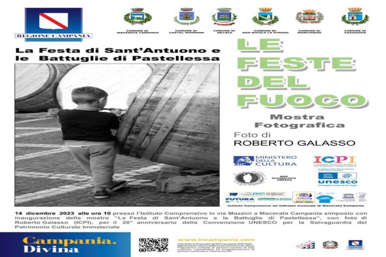 ‘La festa di Sant’Antuono e le Battuglie di Pastellessa’, mostra fotografica a Macerata di Campania