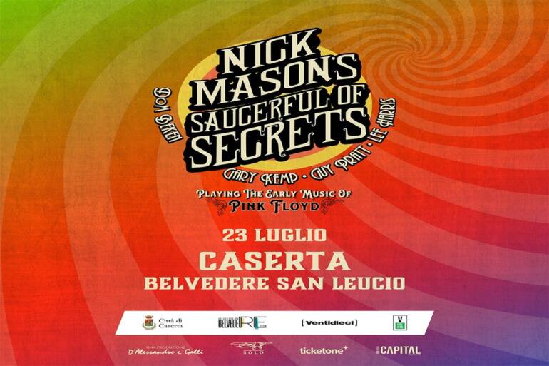 Nick Mason in Italia per 6 concerti. A Caserta il 23 luglio 2024