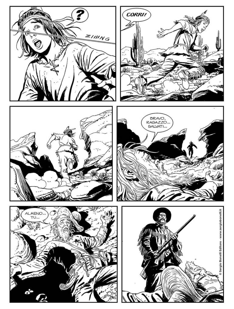 È in edicola il n. 62 del fumetto Tex Willer, ‘Un ragazzo in pericolo’