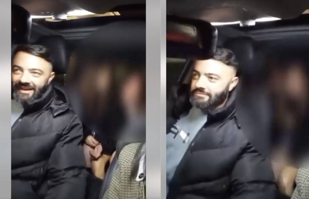 Consigliere comunale di Casalnuovo in auto con 8 persone e senza cintura
