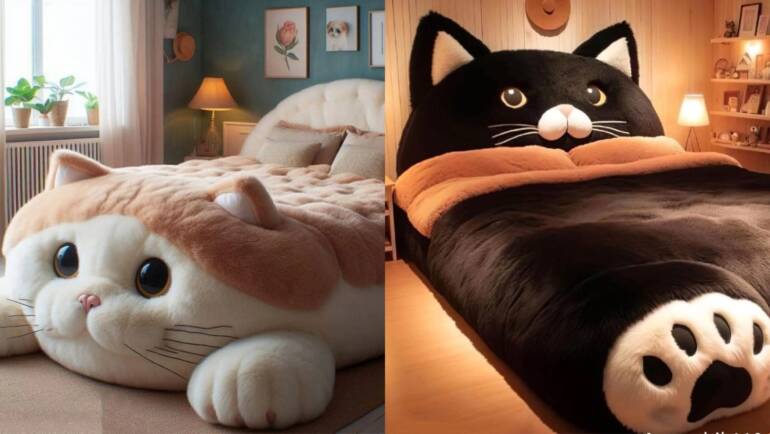 Letti a forma di Gatto