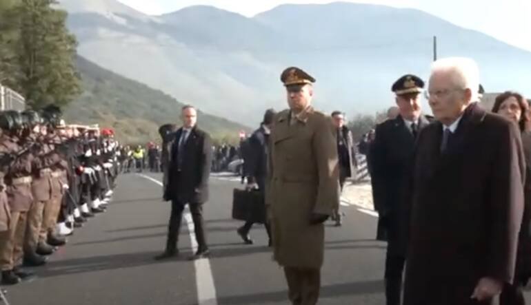 Mattarella a Mignano Montelungo per l’80esimo anniversario della battaglia