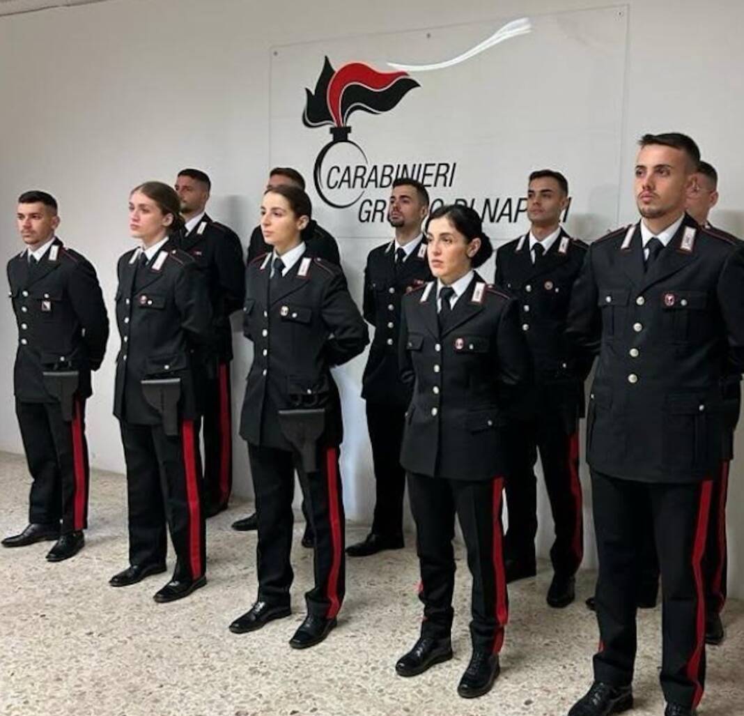 napoli 70 nuovi carabinieri